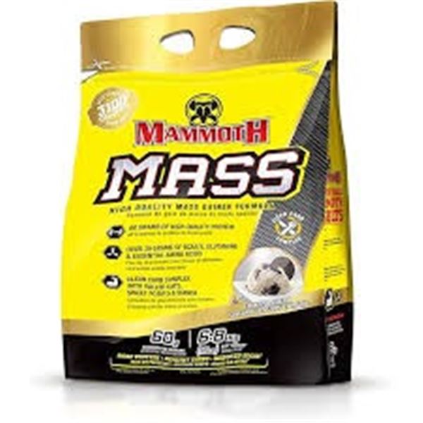 NEW MAMMOTH MASS 15LBS COOKIES & CREAM PROTEIN