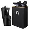 Image 1 : BRAND NEW RECYCLING BIN 2 COMPARTMENTS 158L