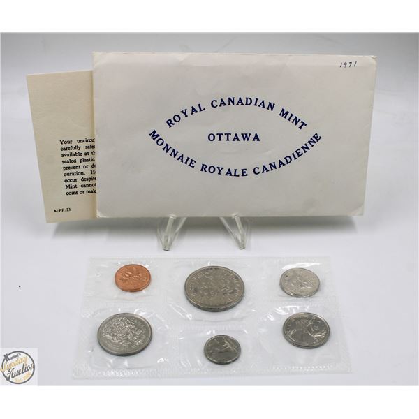 1971 CANADA BRILLIANT UNCIRCULATED RCM COIN SET