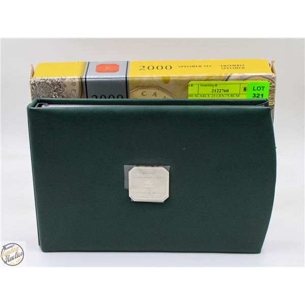 2000 25 CENTS RCM SPECIMEN MINT SEALED SET