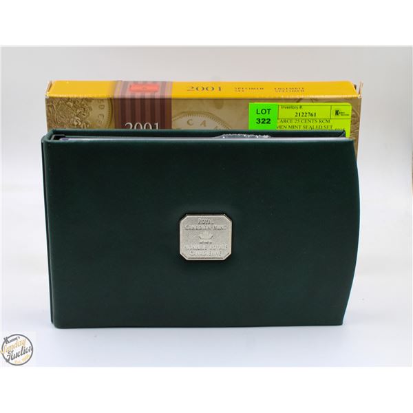 2001 25 CENTS RCM SPECIMEN MINT SEALED SET