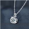 Image 2 : 1 CT GRA CERTIFIED ROUND BRILLIANT 925S NECKLACE