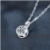Image 3 : 1 CT GRA CERTIFIED ROUND BRILLIANT 925S NECKLACE