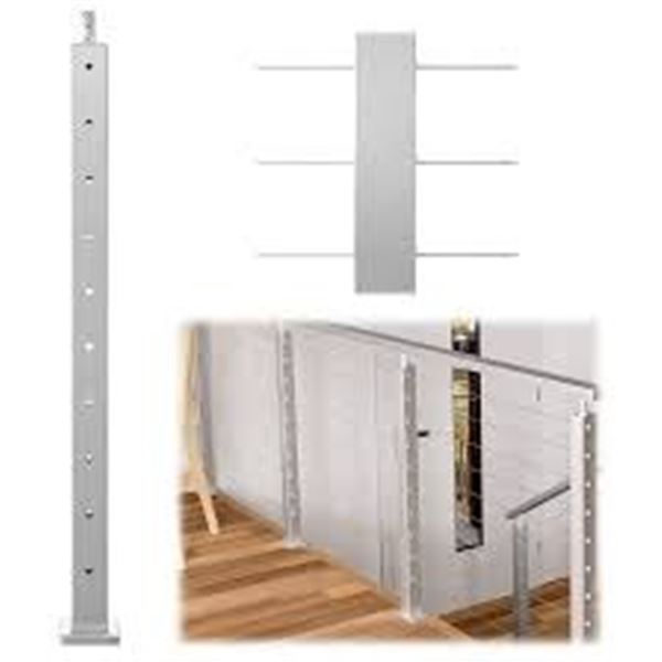 BRAND NEW MUZATA STAIR POST 36 X 2 X 2" ADJUSTABLE