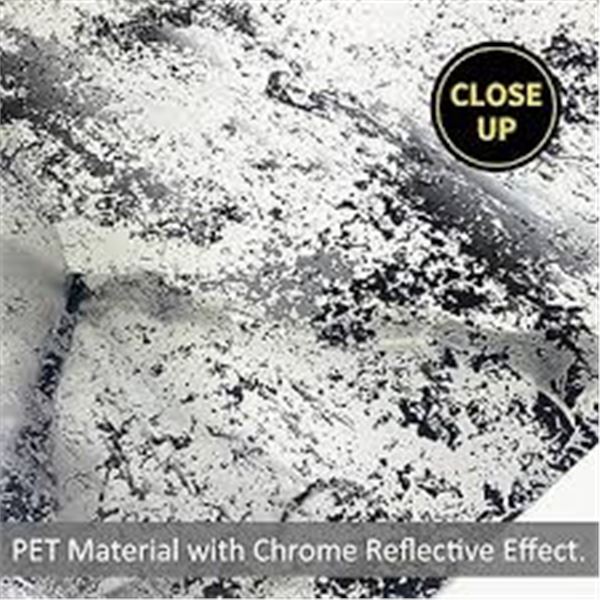NEW PET CHROME REFLECTIVE EFFECT WALLPAPER 115X150