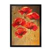 Image 1 : NEW DESIGNQ VINTAGE BLOOMING POPPIES II WALL ART