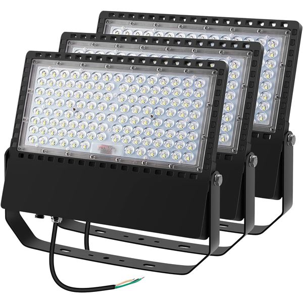 NEW W BOX JUYACE 36000LM LED STADIUM LIGHTS 3PK