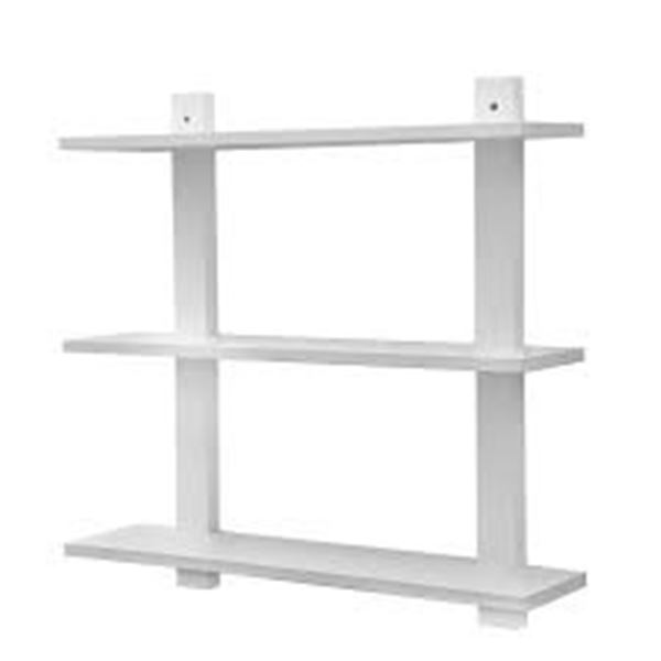 BRAND NEW PHOENANCEE 3 TIER FLOATING SHELF WHITE