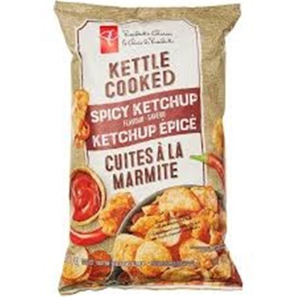 NEW 12 X 198G KETTLE CHIPS KETCHUP