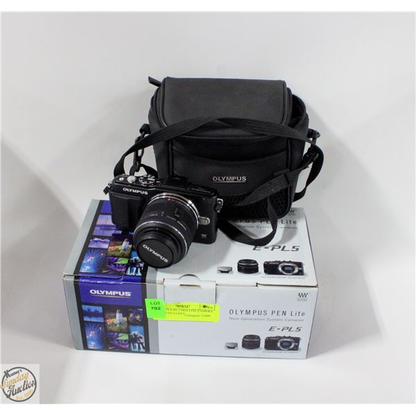 OLYMPUS E-PL 5 PEN LITE CAMERA SYSTEM INCLUDES