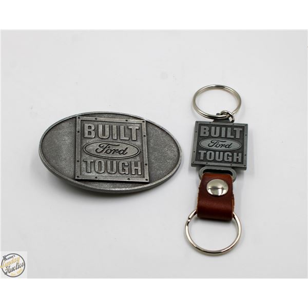 NEW OLD STOCK BUILT FORD TOUGH BELT BUCKLE &