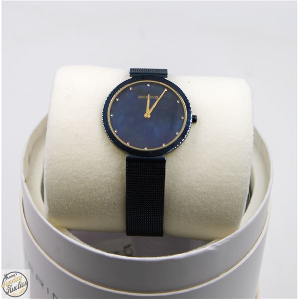 NEW LADIES BERING WATCH, 33MM CASE