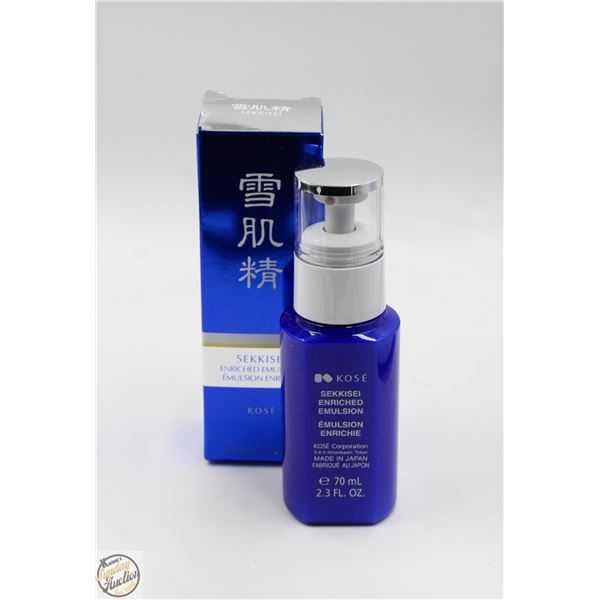 KOSE SEKKISEI ENRICHED EMULSION, 70ML, MADE IN