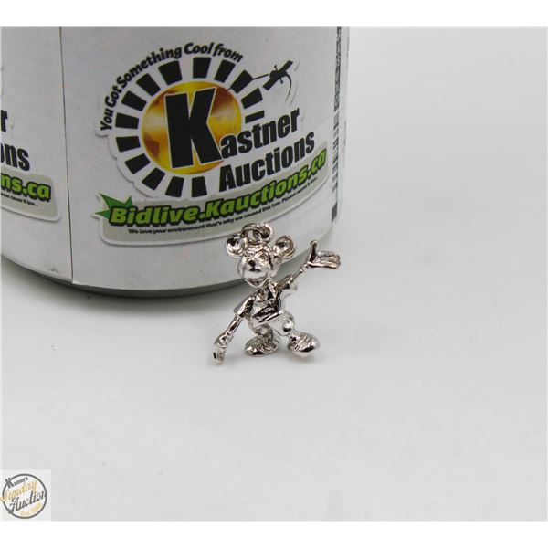 STERLING SILVER MICKEY MOUSE PENDANT