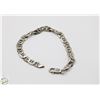 Image 1 : MEN'S SILVER 925 ITALY BRACELET, 8.5 IN LONG, 7MM