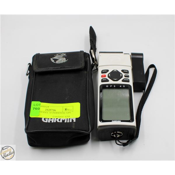 GARMIN MODEL 45 PERSONAL GPS