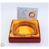 Image 1 : #3520-COLORED JADE BANGLE WITH