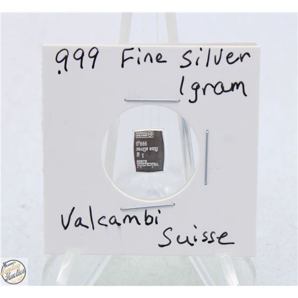 #3531- CANADIAN .999 FINE SILVER 1 GRAM TOKEN WITH