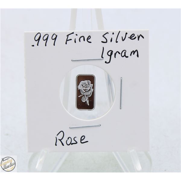 #3532- CANADIAN .999 FINE SILVER 1 GRAM TOKEN