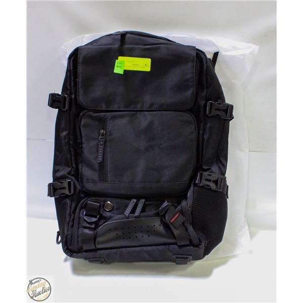NEW BLACK TRAVEL LAPTOP BACKPACK WITH SHOULDER BAG