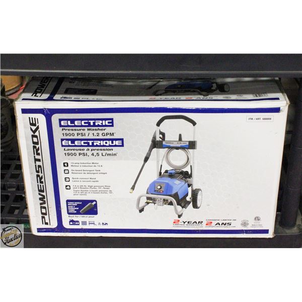 POWERSTROKE ELECTRIC PRESSURE WASHER 1900PSI