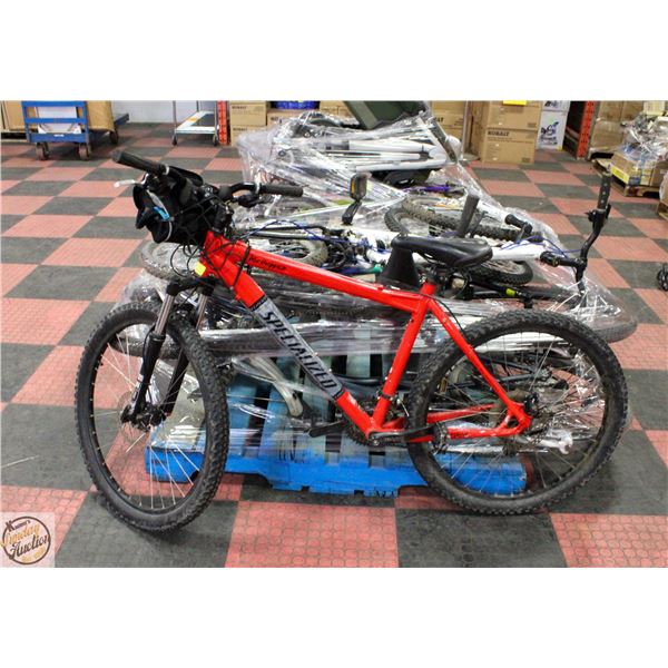 POLICE SEIZURE: SPECIALIZED ROCKHOPPER RED