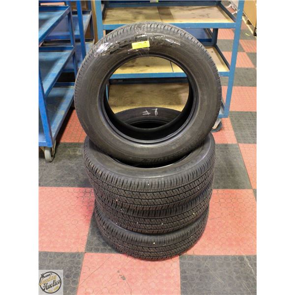 SET OF 4 BRIDGESTONE P195/65 R15  EP422 PLUS TIRES