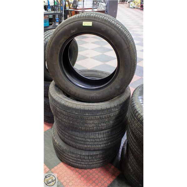 POLICE SEIZURE: SET OF 4 EAGLE 255/60R18 TIRES