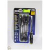 Image 1 : NEW KOBALT 6PC DIAMOND COATED TIP SCREWDRIVER SET