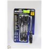 Image 1 : NEW KOBALT 6PC DIAMOND COATED TIP SCREWDRIVER SET