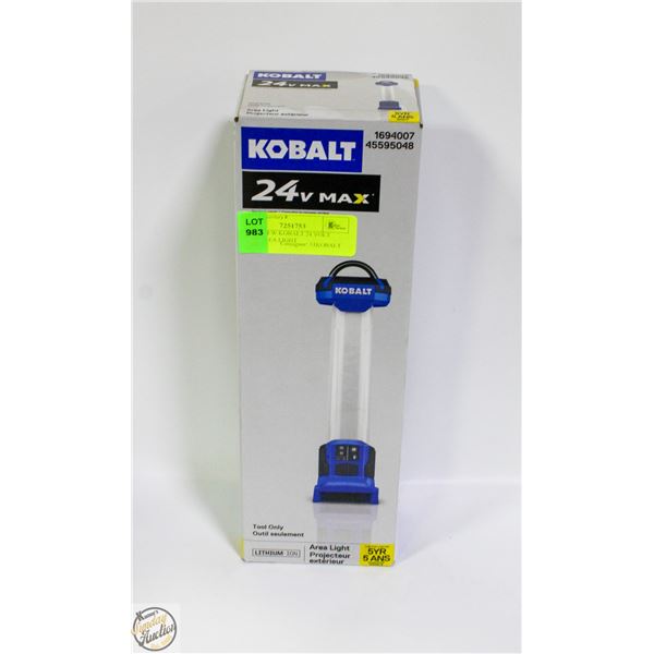 BRAND NEW KOBALT 24 VOLT WORK AREA LIGHT