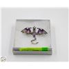 Image 1 : NEW FLYING DRAGON BROOCH SILVER AND