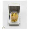 Image 1 : NEW OWL BROOCH FILLED WITH PEARL