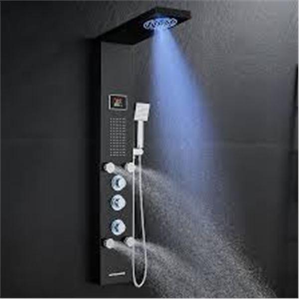 BRAND NEW ROVATE LED SHOWER PANEL TOWER SYSTEM