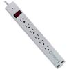 Image 1 : BRAND NEW COMZON SURGE STRIP WITH USB CHARGER 10FT