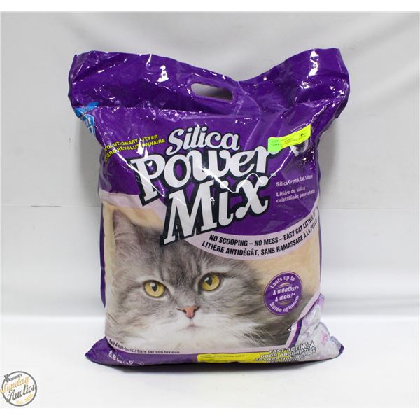 15LBS SILICA POWER MIX CRYSTAL CAT LITTER