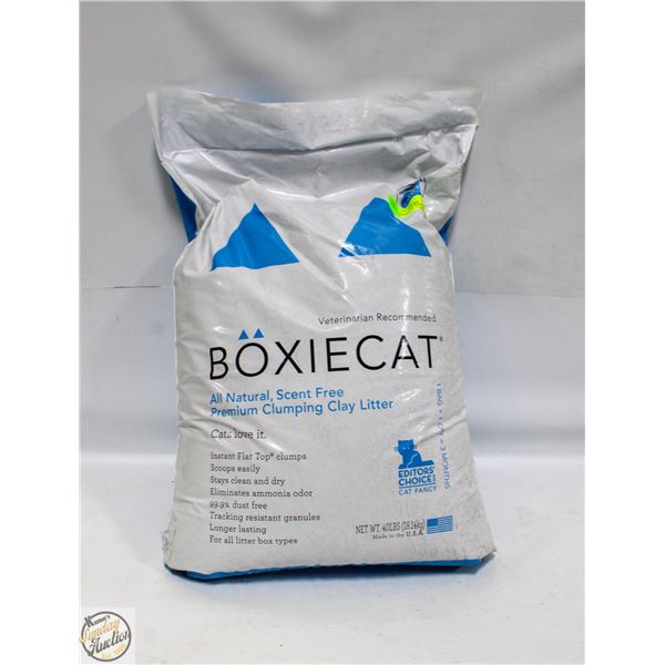 40LBS BOXIECAT PREMIUM CLUMPING CLAY LITTER