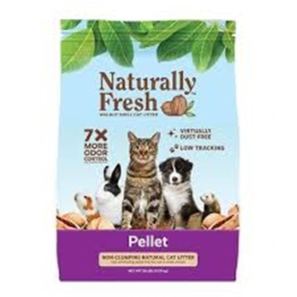 26LBS NATURALLY FRESH WALNUT SHELL CAT LITTER