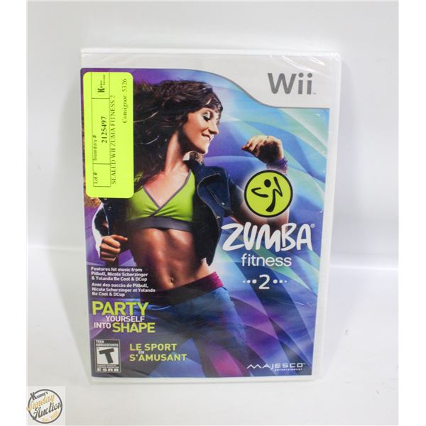 SEALED WII ZUMA FITNESS 2