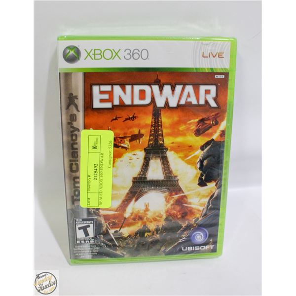 SEALED XBOX 360 ENDWAR