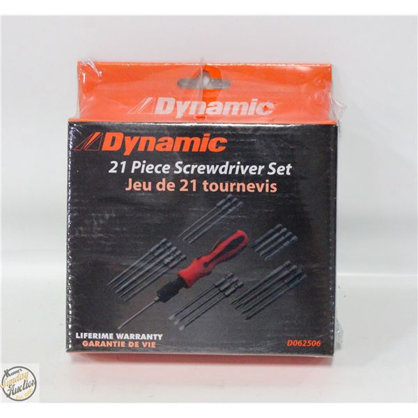 NEW DYNAMIC 21PC SCREWDRIVER SET