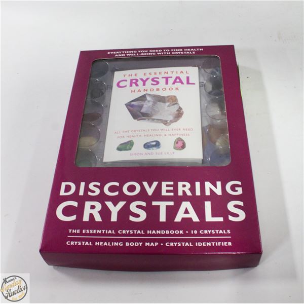 NEW DISCOVERING CRYSTALS COLLECTION W/ BOOK