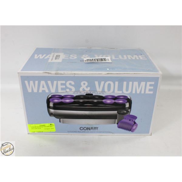 CONAIR WAVES & VOLUME HOT ROLLERS NEW