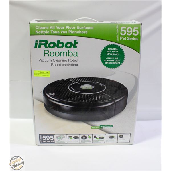 IROBOT ROOMBA ROBOT VACUUM MODEL 595