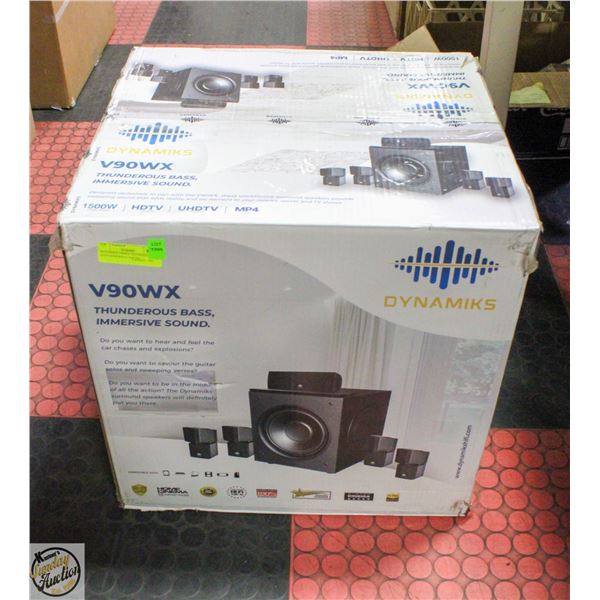 DYNAMIKS V90WX THUNDEROUS BASS IMMERSIVE SOUND-