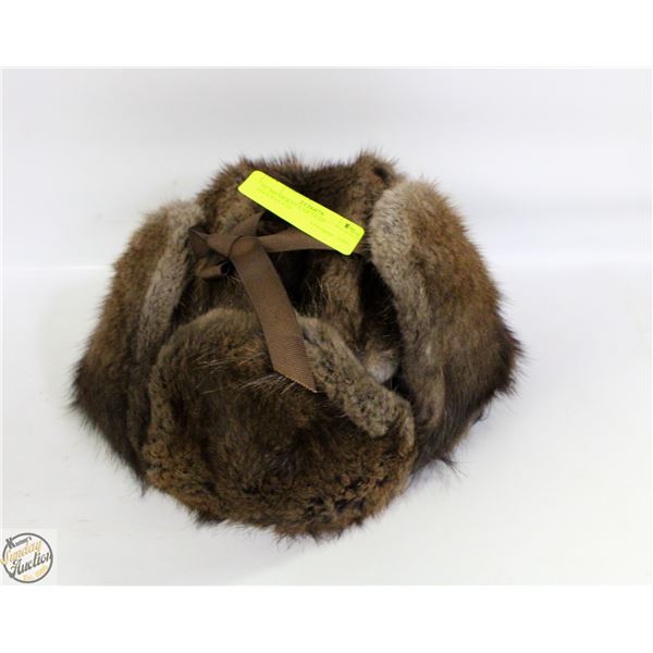 XL MUSKRAT EAR FLAP HAT-ESTATE
