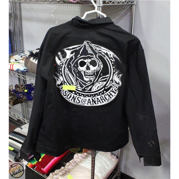 XXL SONS OF ANARCHY GRAPHIC COAT NEW
