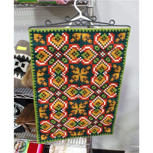 BELGIAN WOVEN WALL TAPESTRY WITH