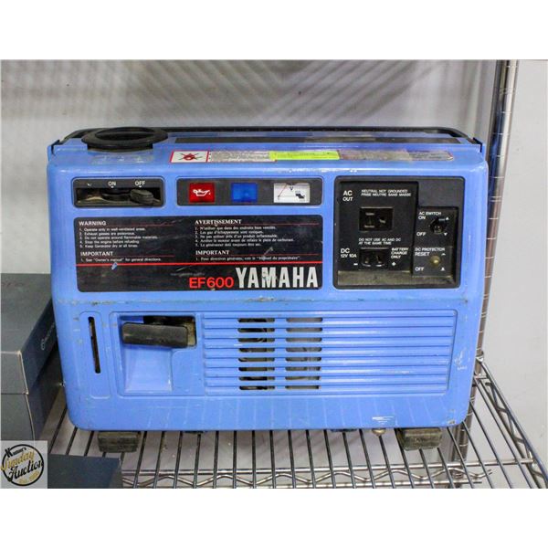 YAMAHA EF600 GEN SET MAY NEED TUNE UP