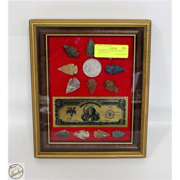 ARROWHEAD/COIN.GOLDFOIL BANKNOTE IN